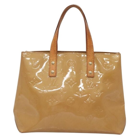 LOUIS VUITTON Monogram Vernis Reade PM Hand Bag Noisette M91334 LV Auth 134756 - Picture 3 of 16